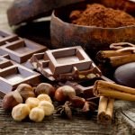 Festive foods - chocolate with ingredients